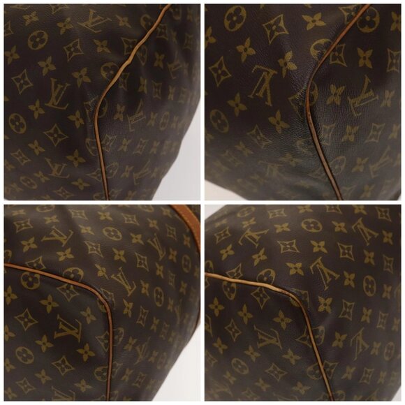 LOUIS VUITTON Monogram Keepall 55 Boston Bag M41424 LV Auth 136098 - Picture 14 of 16